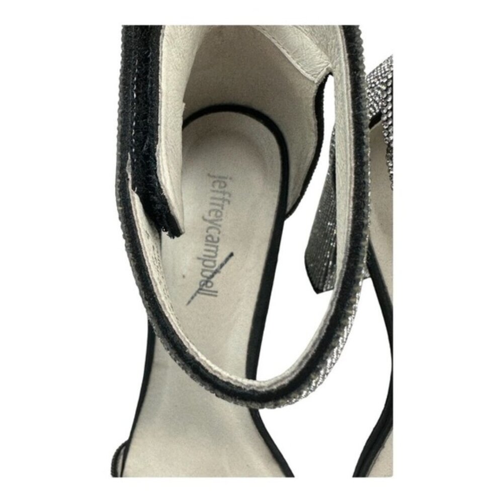 Jeffrey Campbell Platform Rhinestone Heels Lindsay Size 9 - Picture 4 of 9